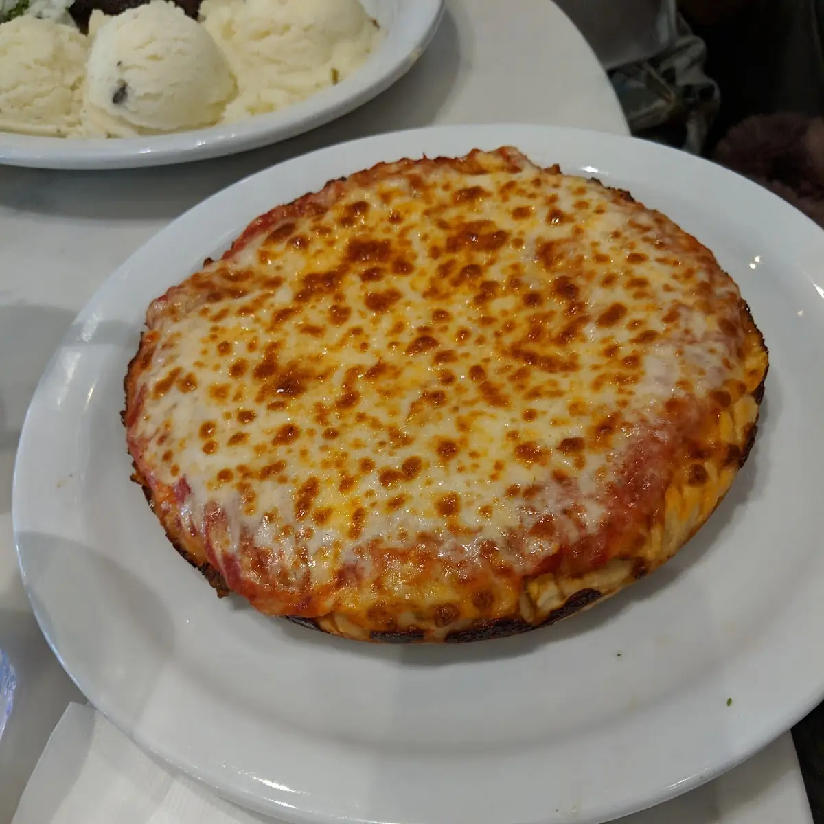 Mushroom Pizza with Cold Drink