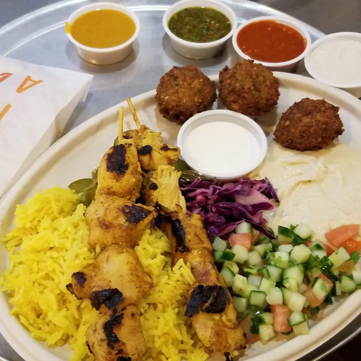 Chicken Kebab Plate