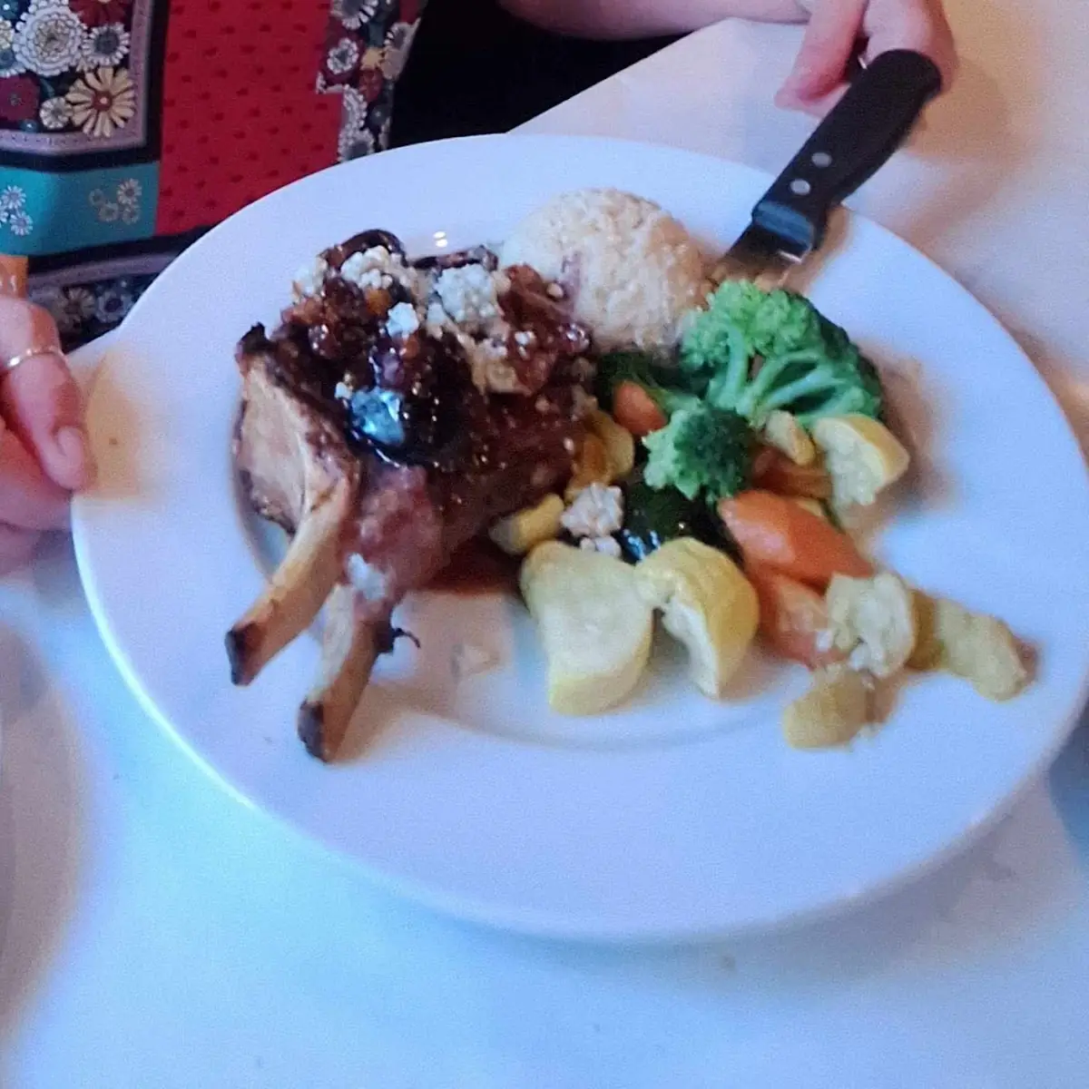 Pork Chop with Figs