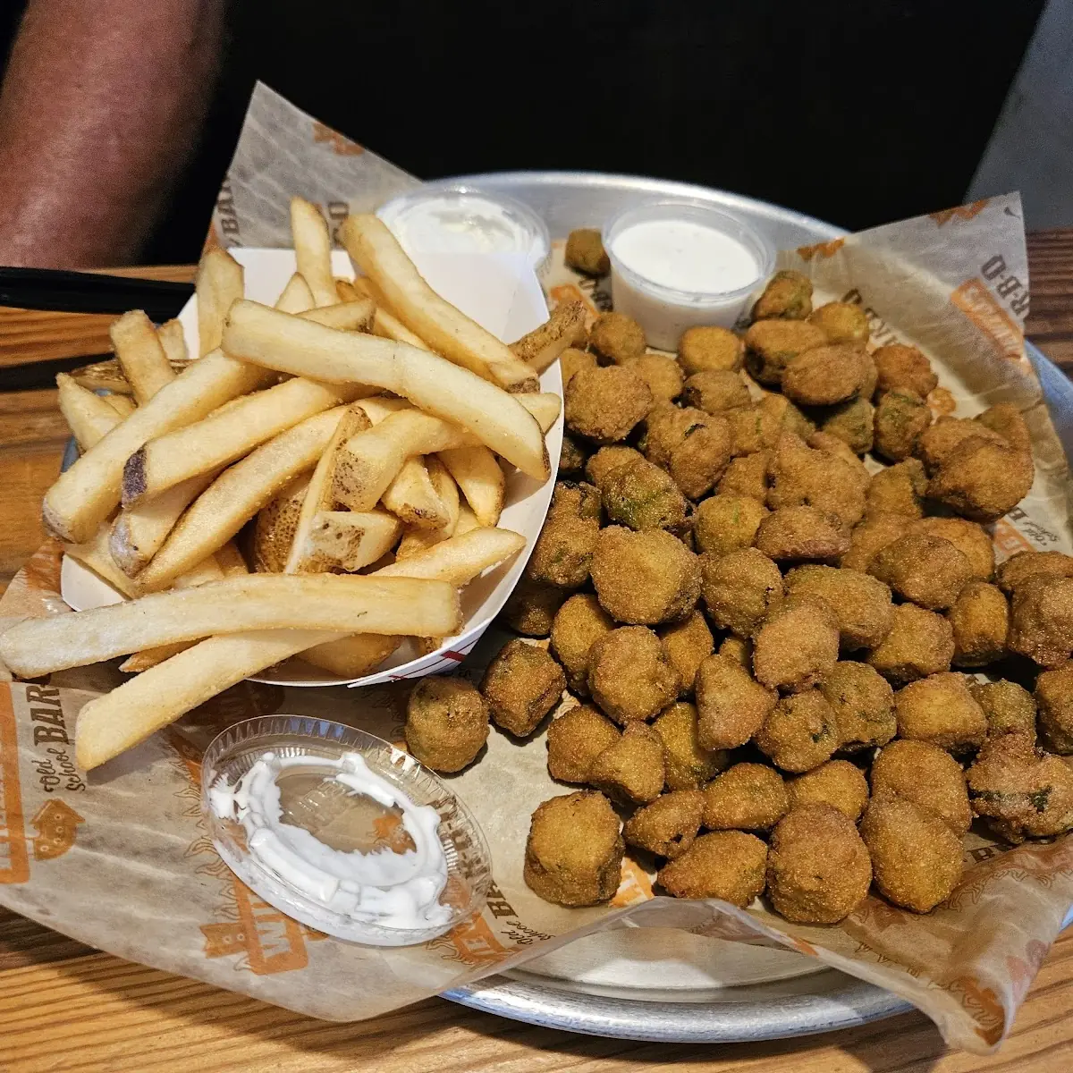 Fried Okra and French Fries