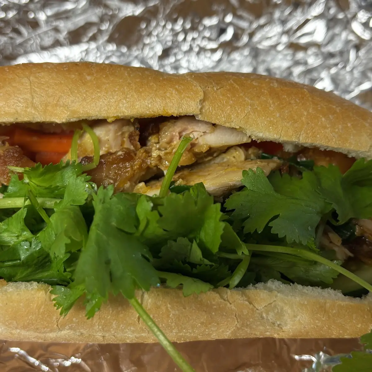 Lemongrass Chicken Banh MI