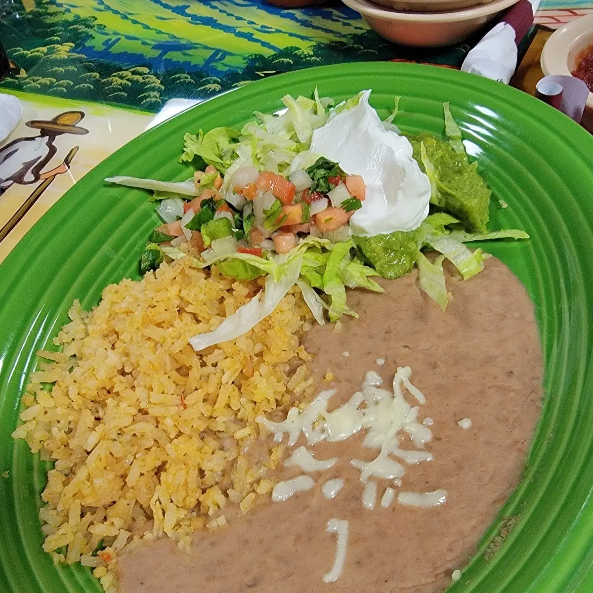 Rice and Refried Beans