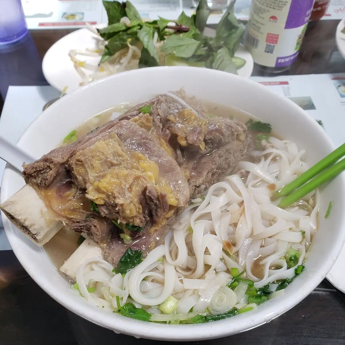 Pho Suon Bo - Beef Short Rib with Steak