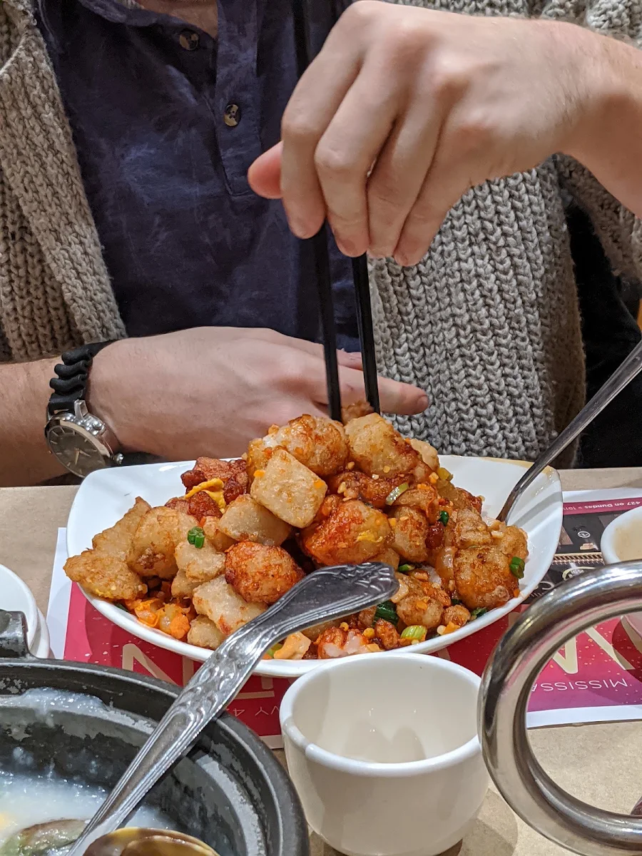 Fried Chili Turnip Parties, Congee Queen - North York(Lawrence/Don Mills)