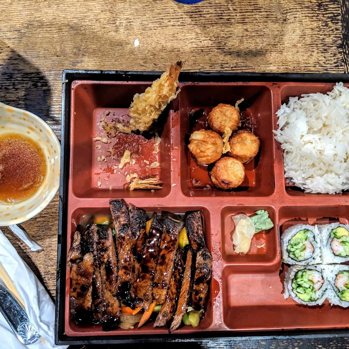 Shrimp Teriyaki Bento Box
