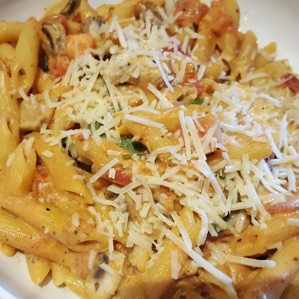 Penne Rosa Grilled Chicken Breast