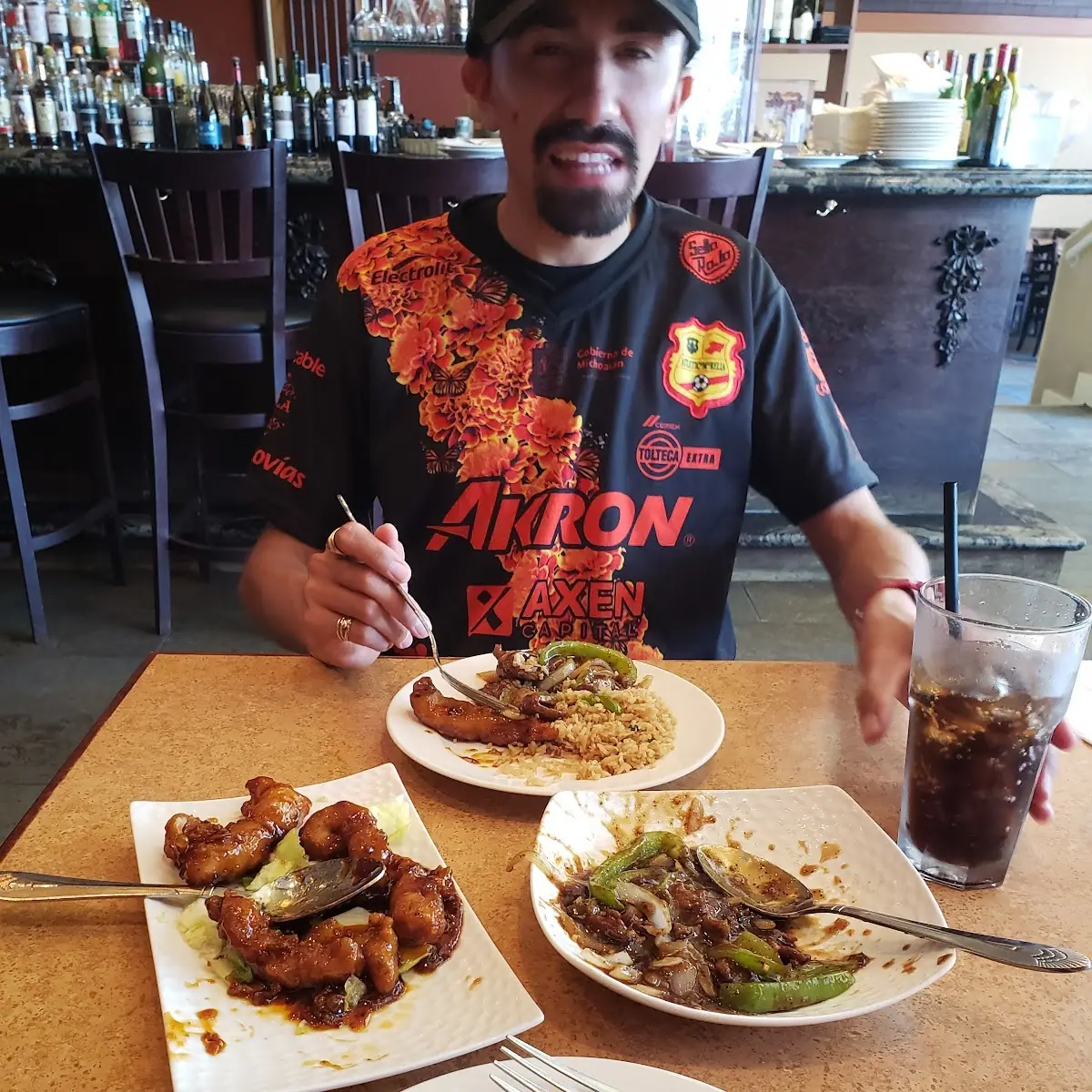 Szechuan Chicken Black Pepper Beef & Fried Rice