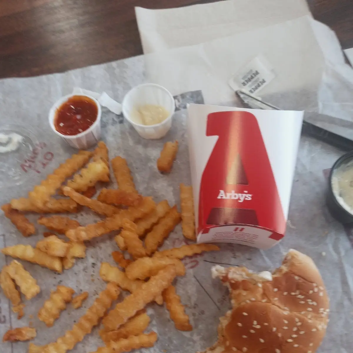 Fish Sandwich and French Fries