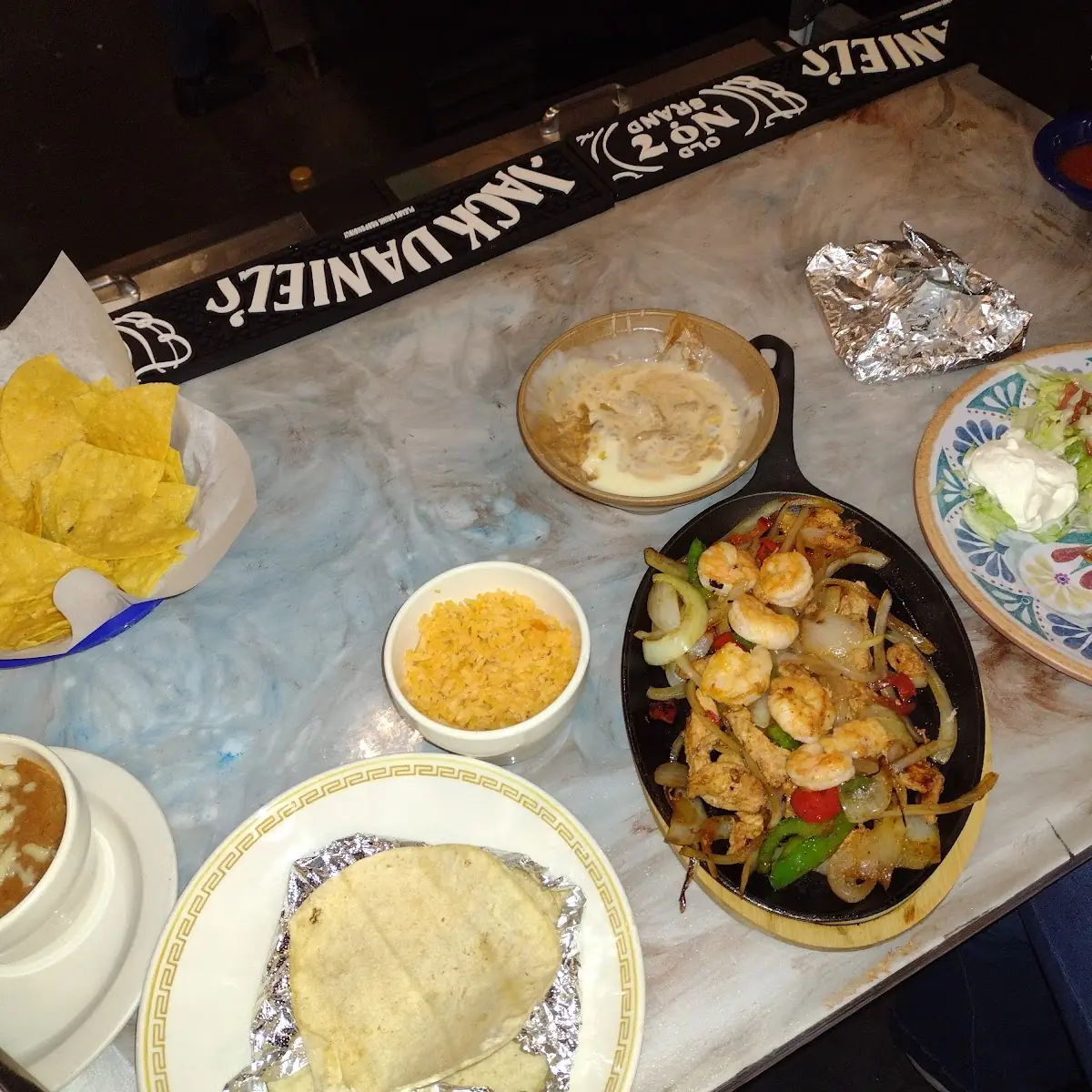 Chicken and Shrimp Fajitas