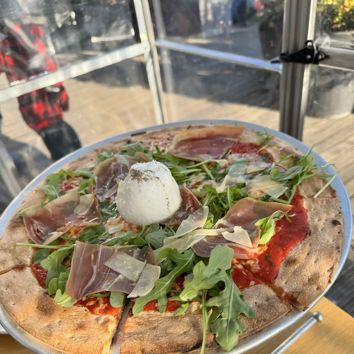 Burrata & Prosciutto Pizza