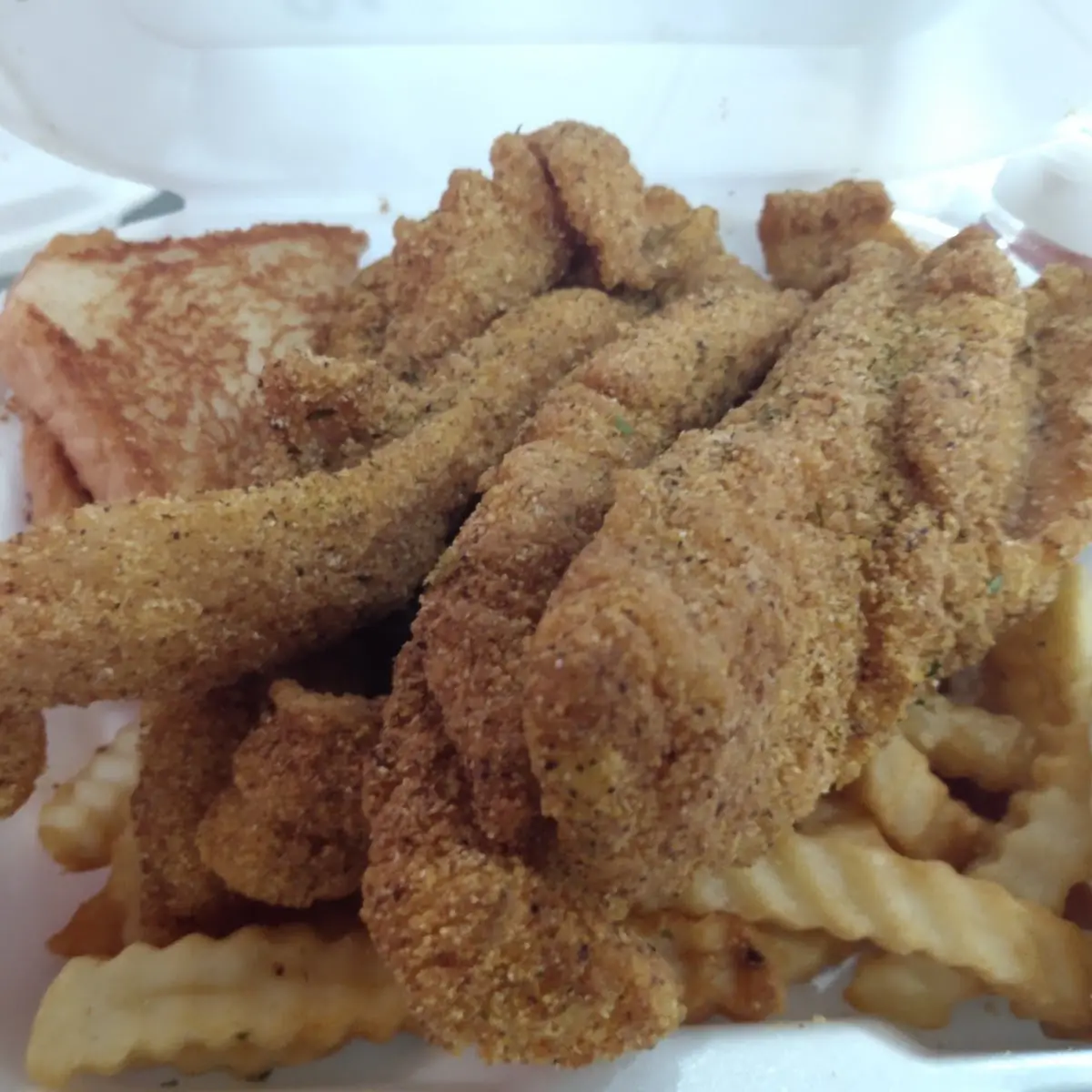 Lemon Pepper Catfish and Fries