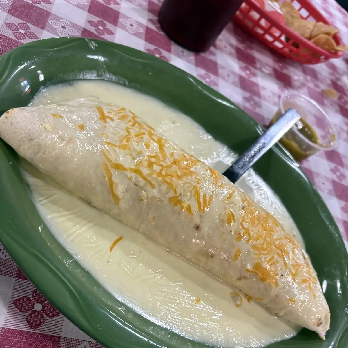 Chile Relleno with Beans