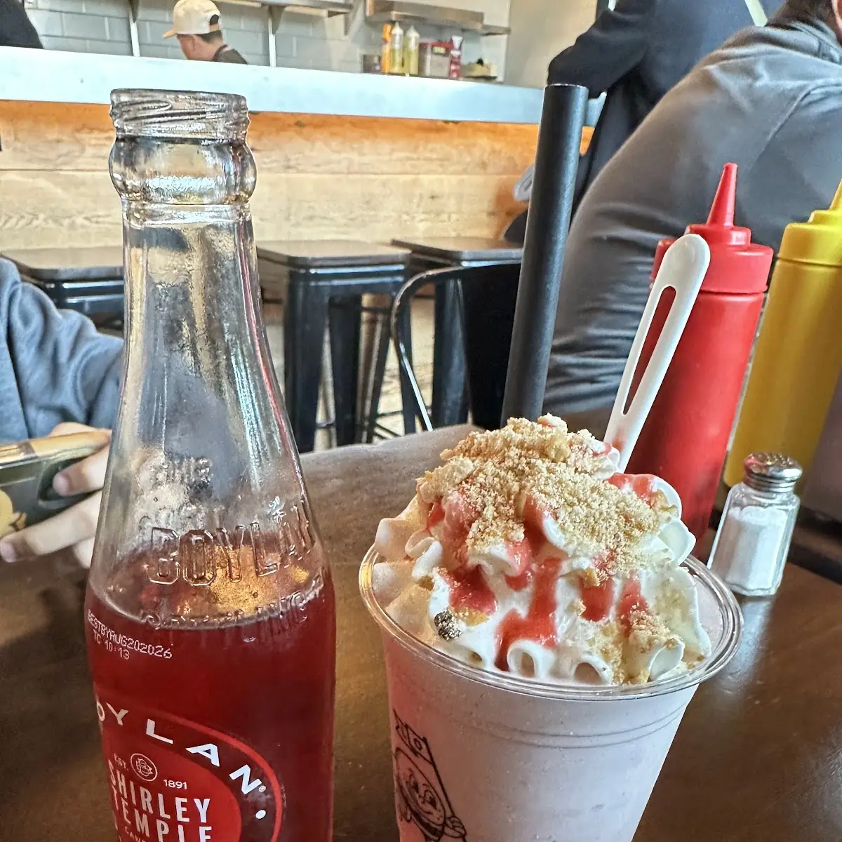 Shirley Temple Strawberry Shortcake Shake