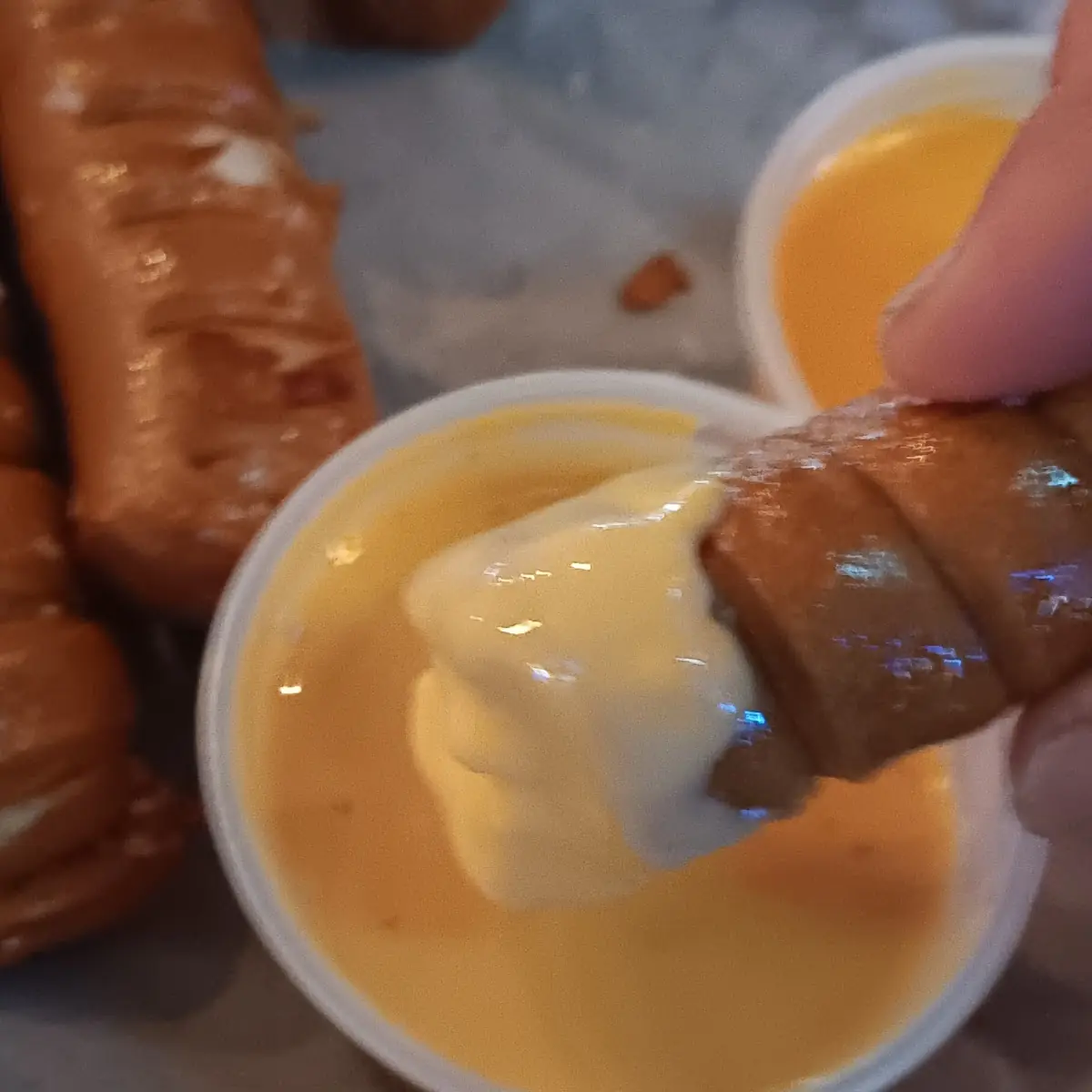 Bread Sticks with Beer Cheese