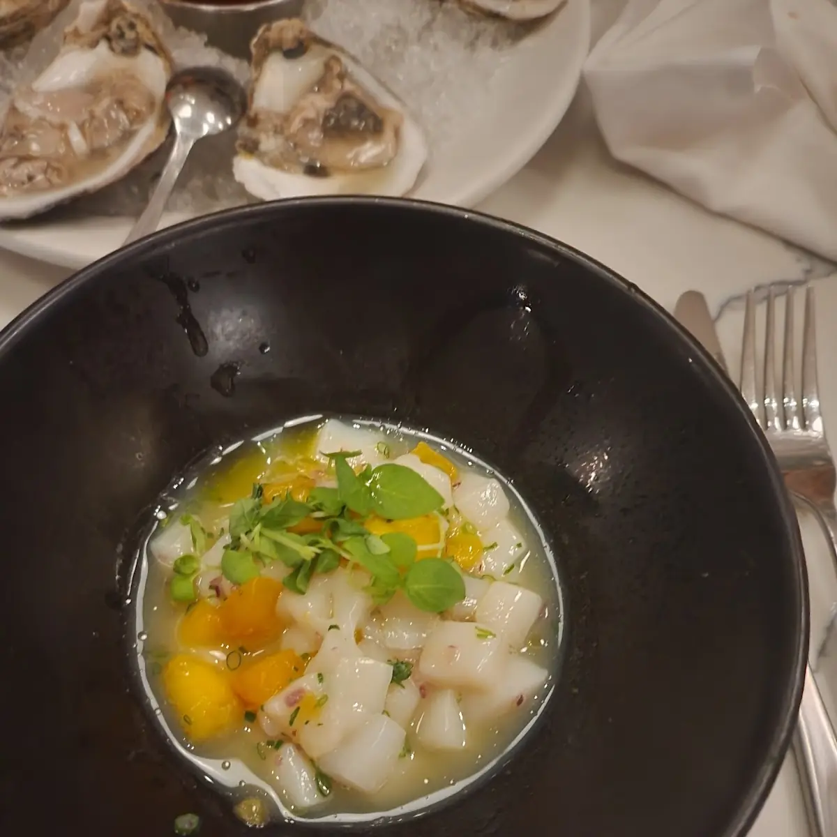 Sea Bass Crudo
