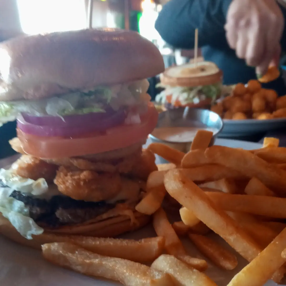 Fried Pickle Burger
