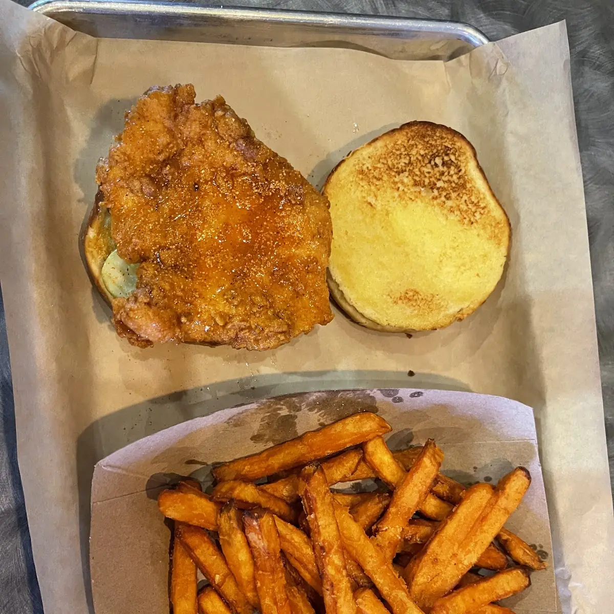 Hot Honey Chicken Sandwich
