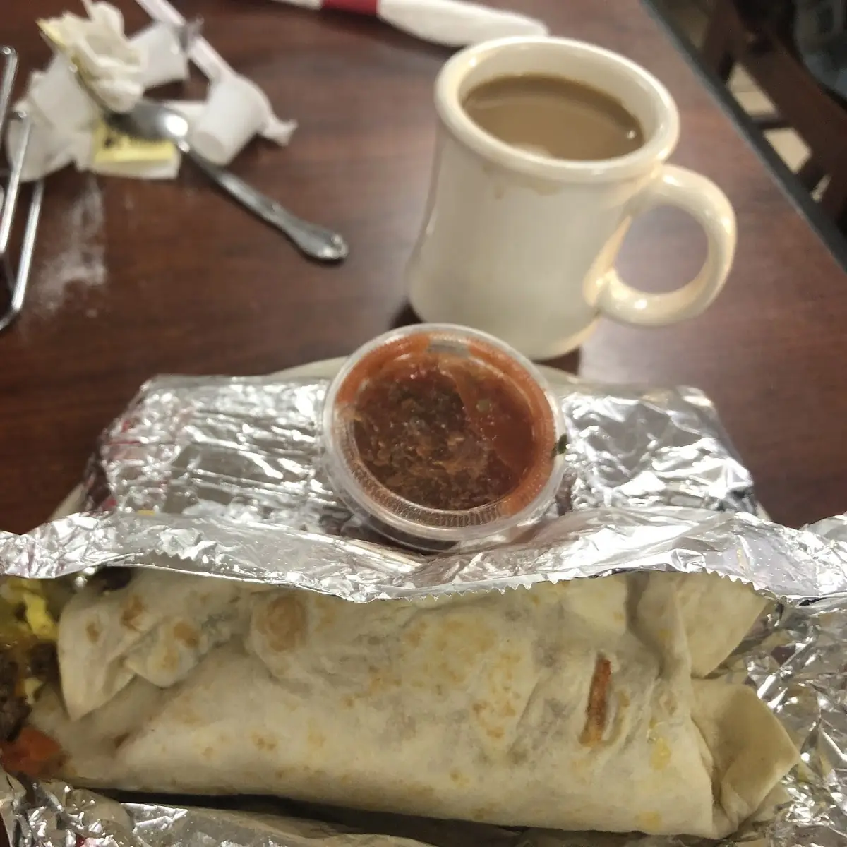 Bean & Egg Burrito