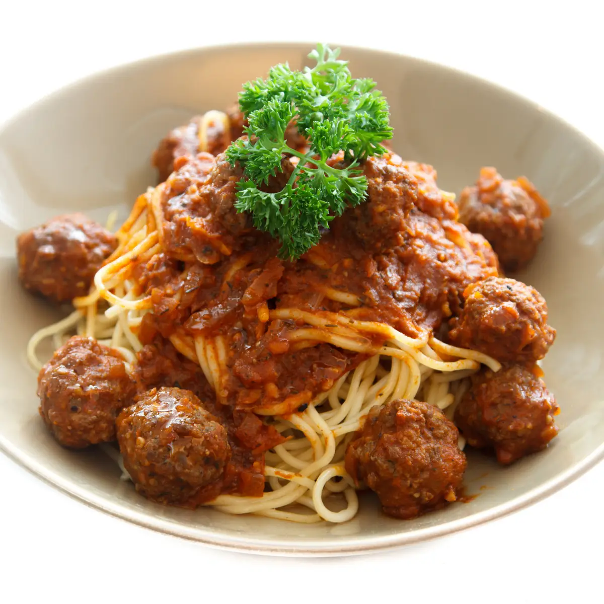 Spaghetti Meatballs Single Salad