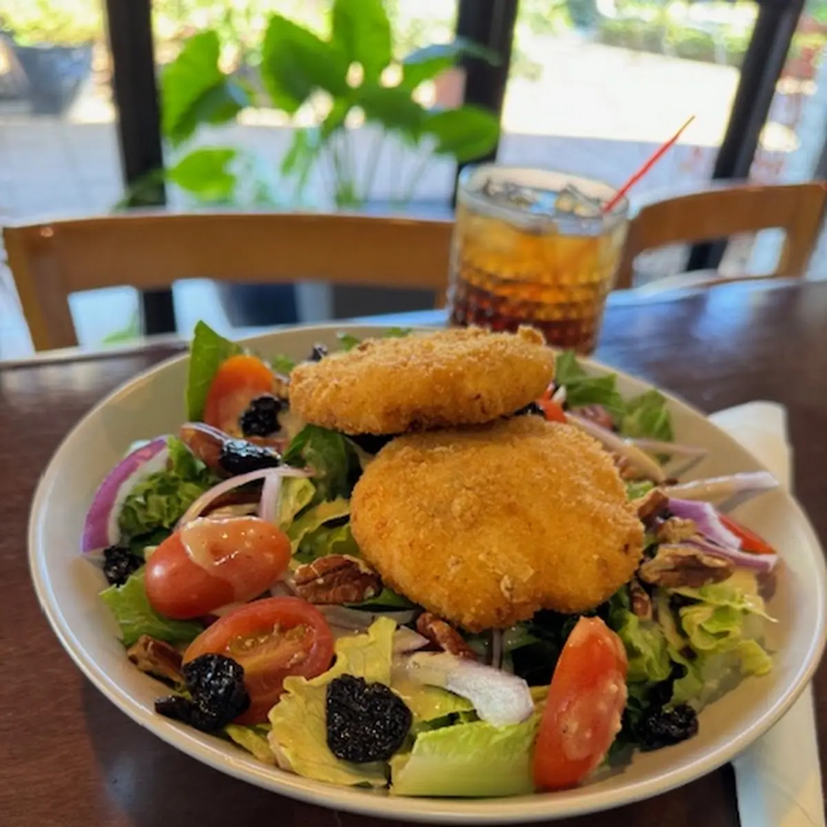 Fried Goat Cheese Salad