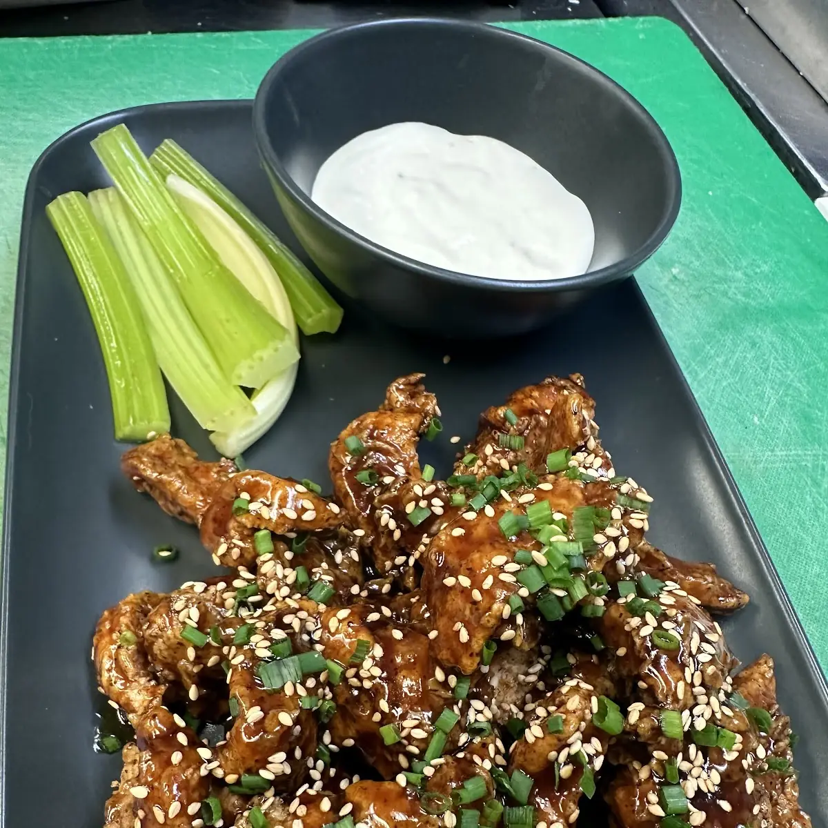 Sesame Honey Chipotle Wings