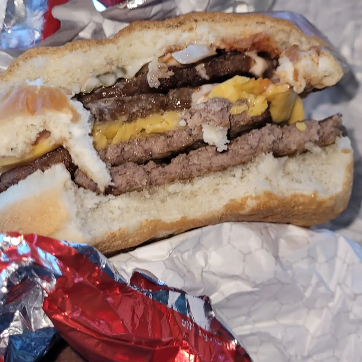 Dave's Double Cheeseburger