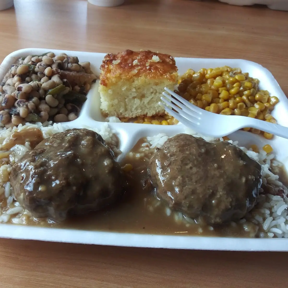 Hamburger Steak & Rice