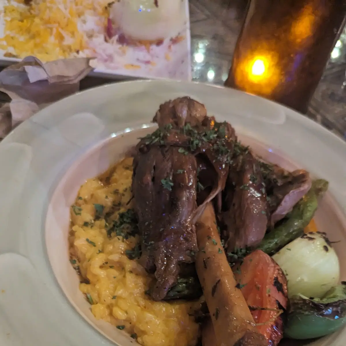 Lamb Shank with Risotto