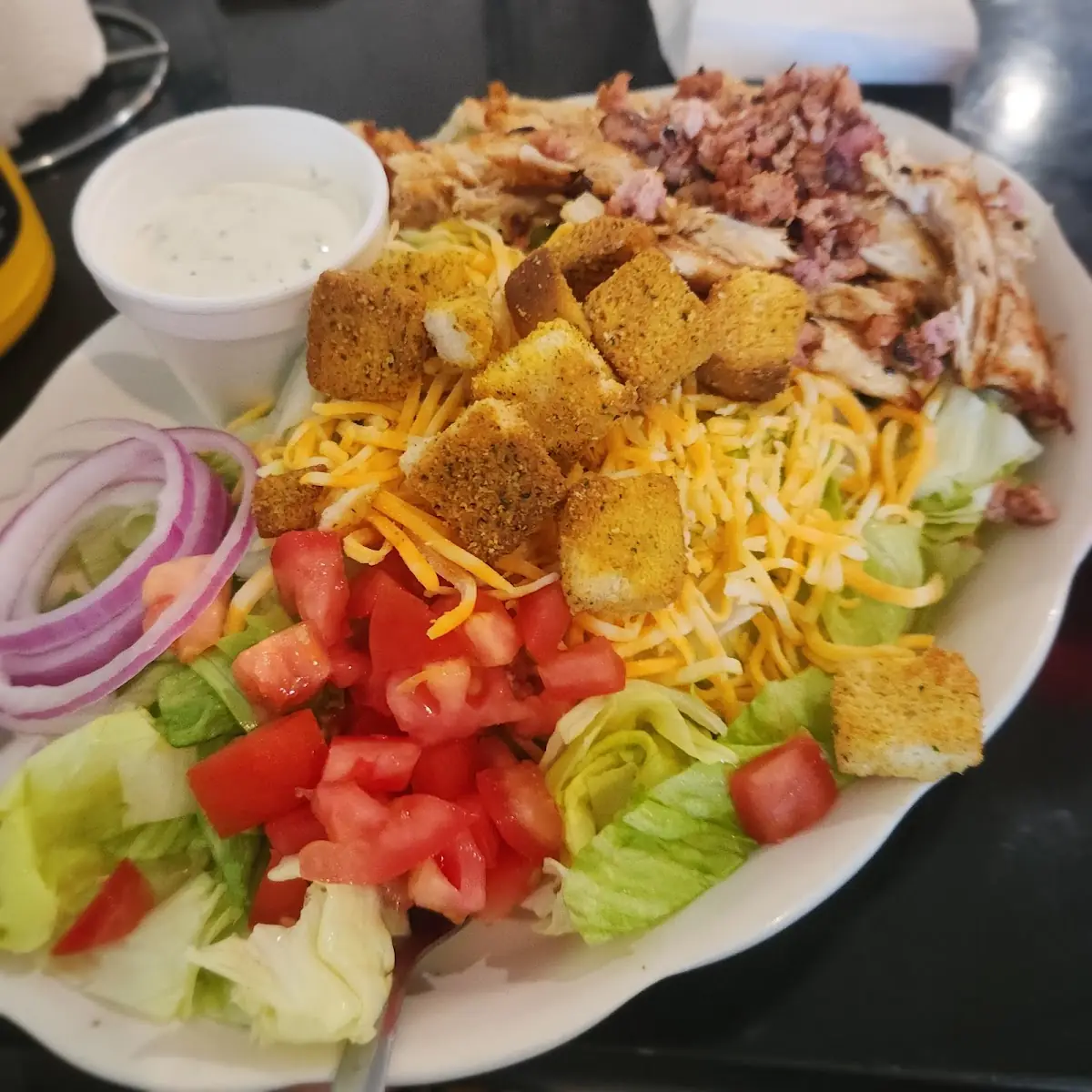Chicken Bacon Ranch Salad