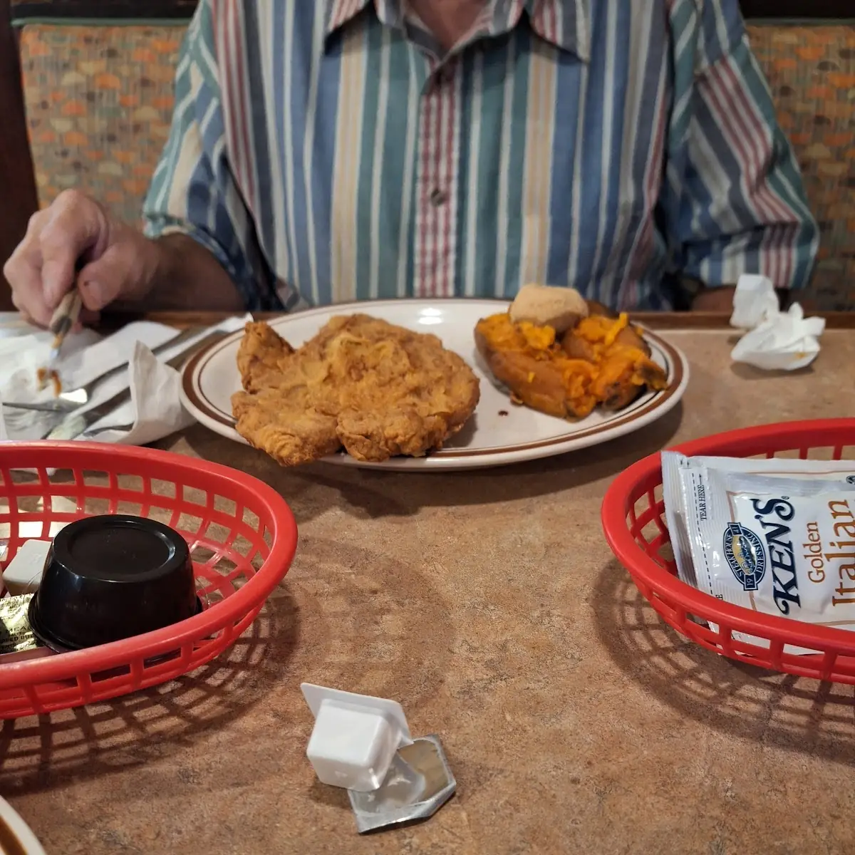 Fried Pork Chop Dinner