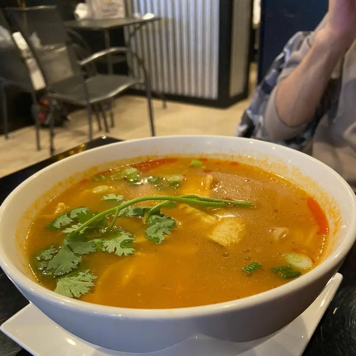 Tom Yum Soup - Only Noodles and Broth