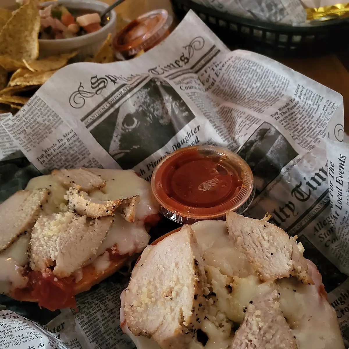 Chicken Pizza Bagel
