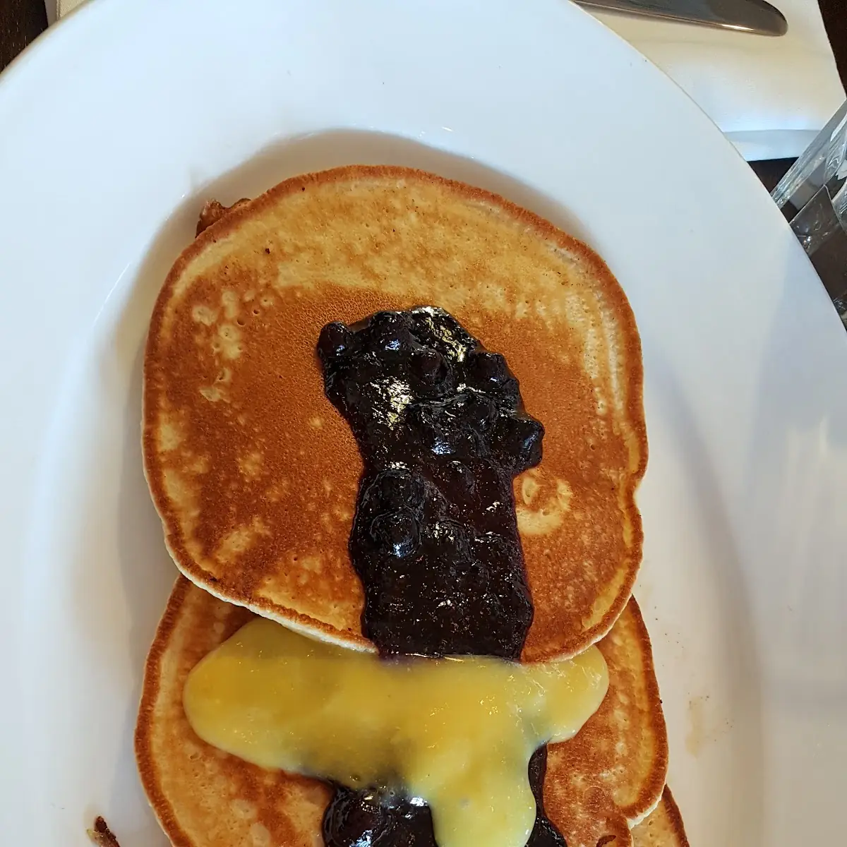 Berry Pancakes at Brunch