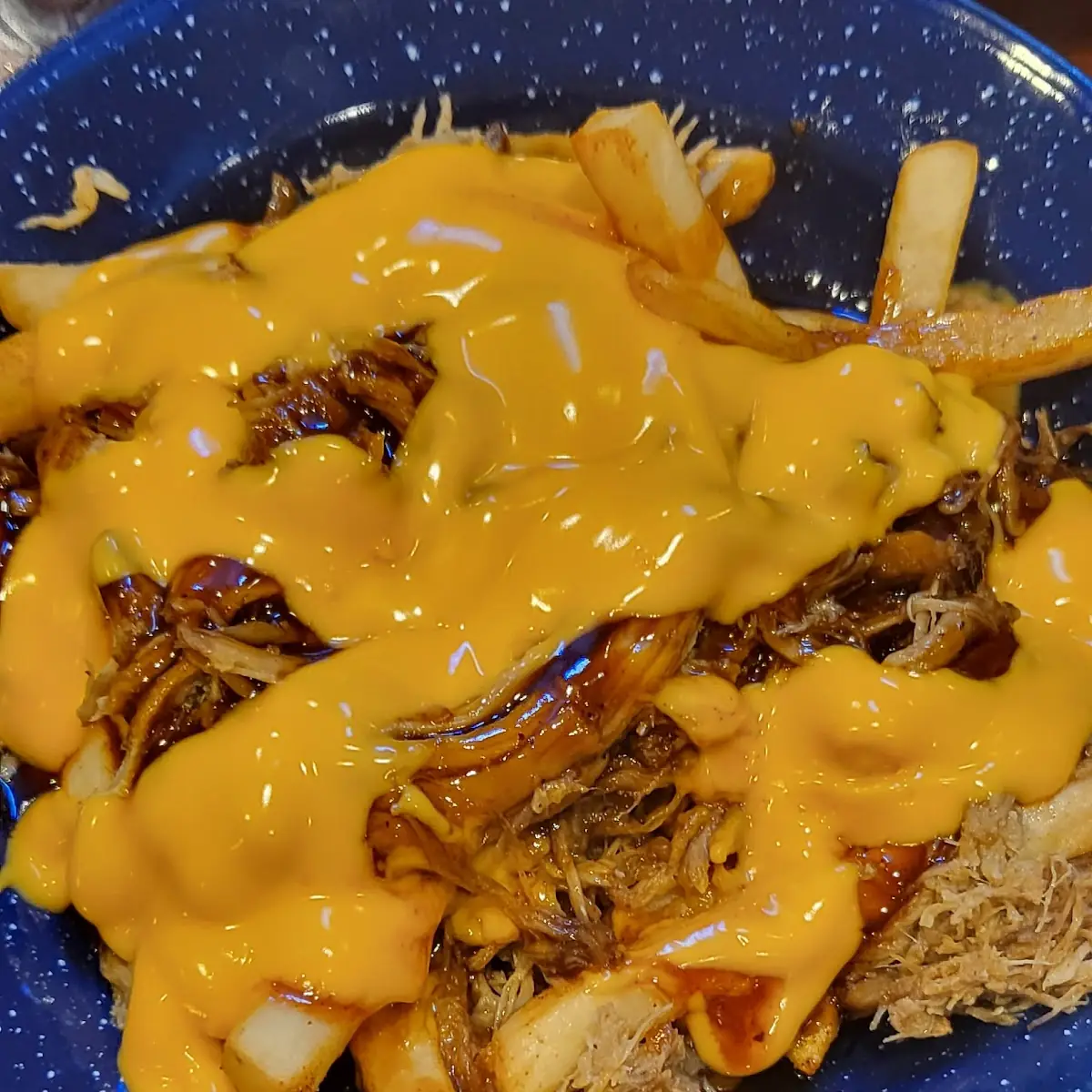 Pulled Pork Fries with Cheese
