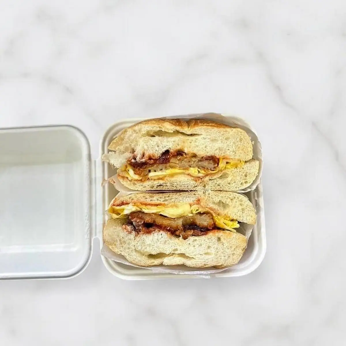 Breakfast Sandwich with Egg Cheese