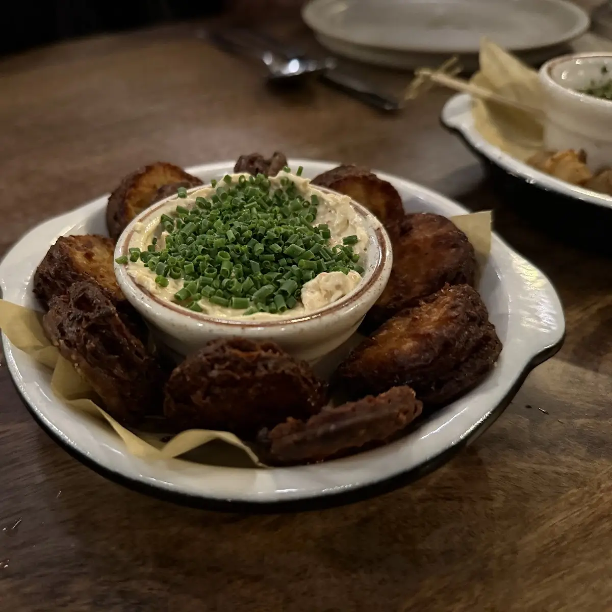 Fried Biscuits and Pimento Cheese