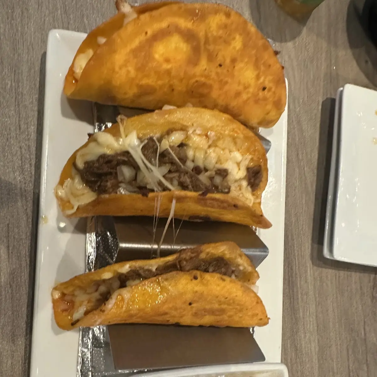 Quesabirrias with Rice Beans