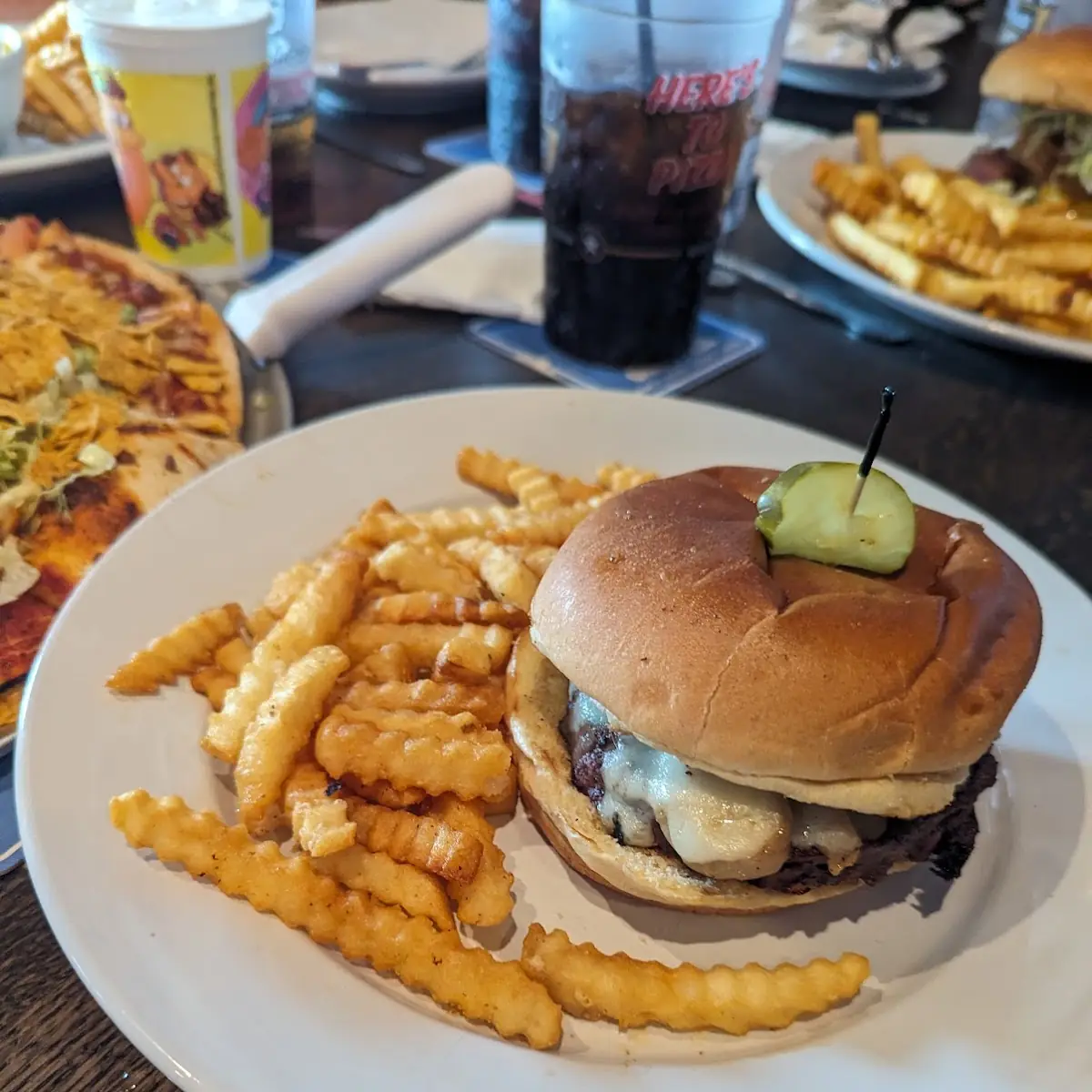 Mushroom Swiss Burger