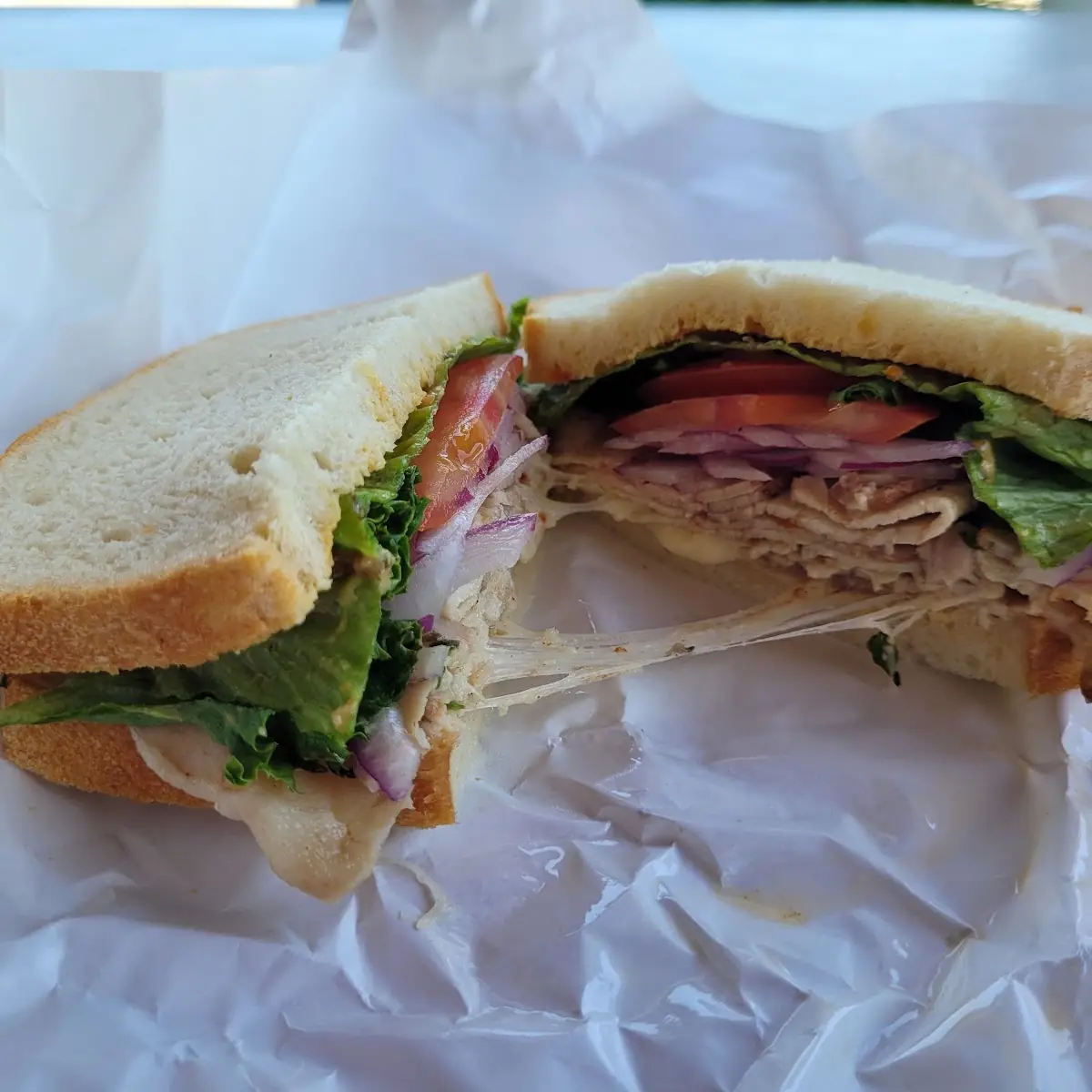 Porchetta with Provolone on Sourdough