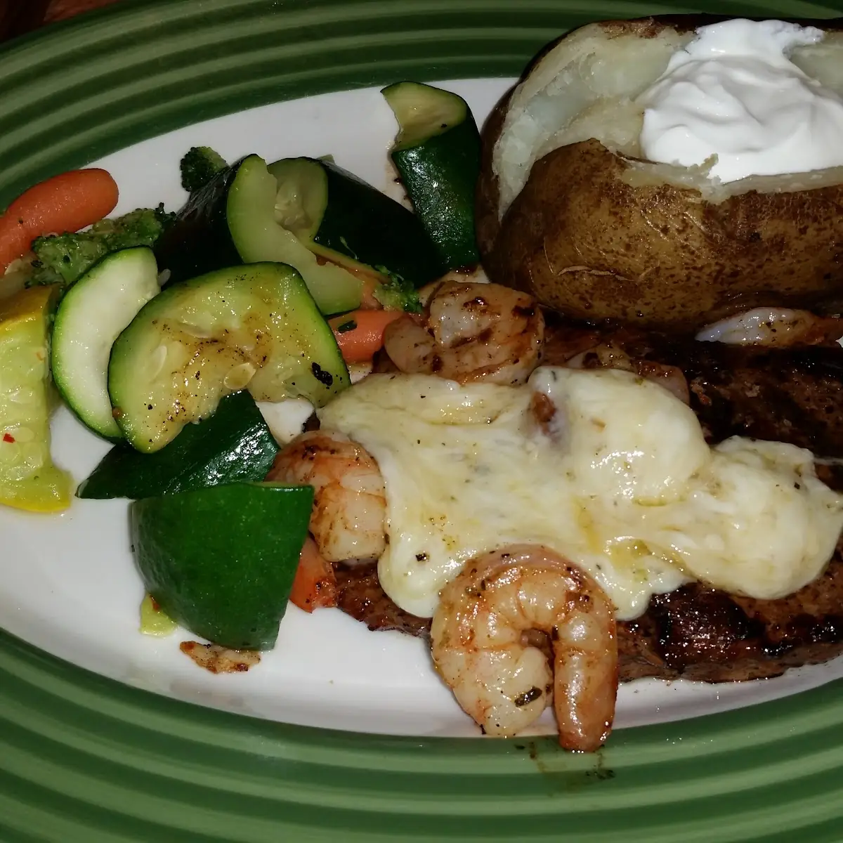 Shrimp 'N Parmesan Sirloin