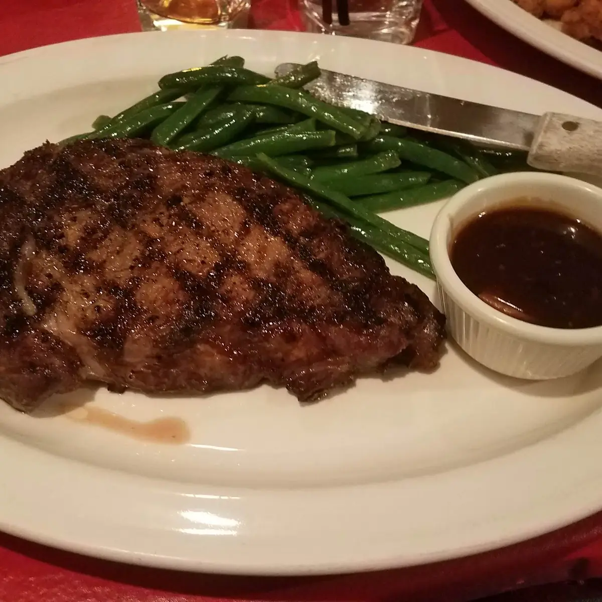 Grilled Steak with Baked Potato