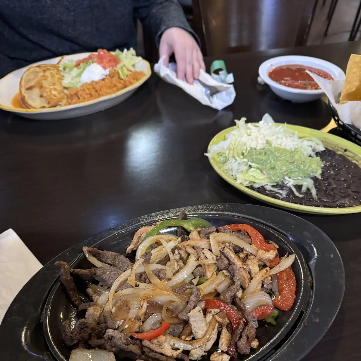 Steak and Chicken Fajitas