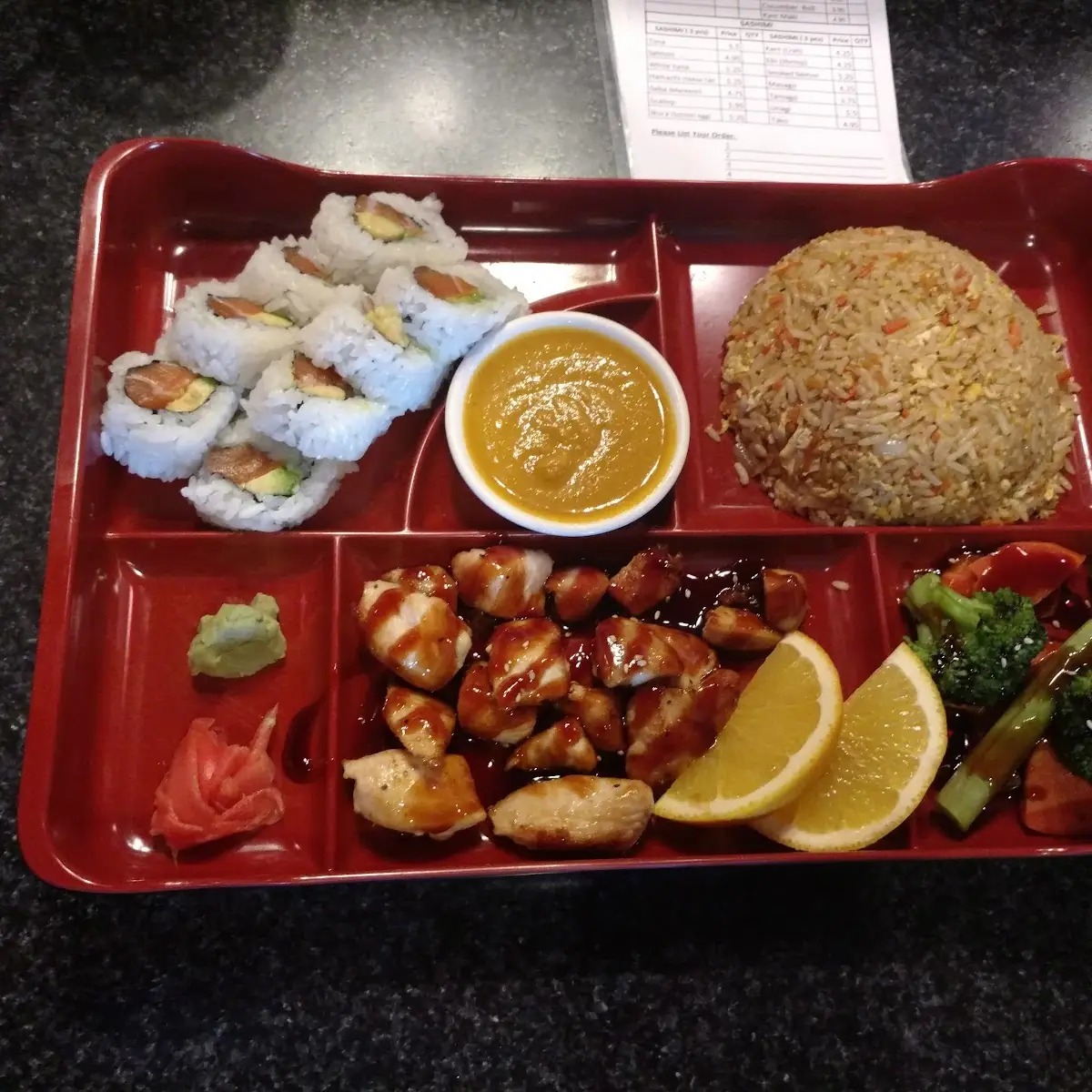 Special Roll & Salad Combo