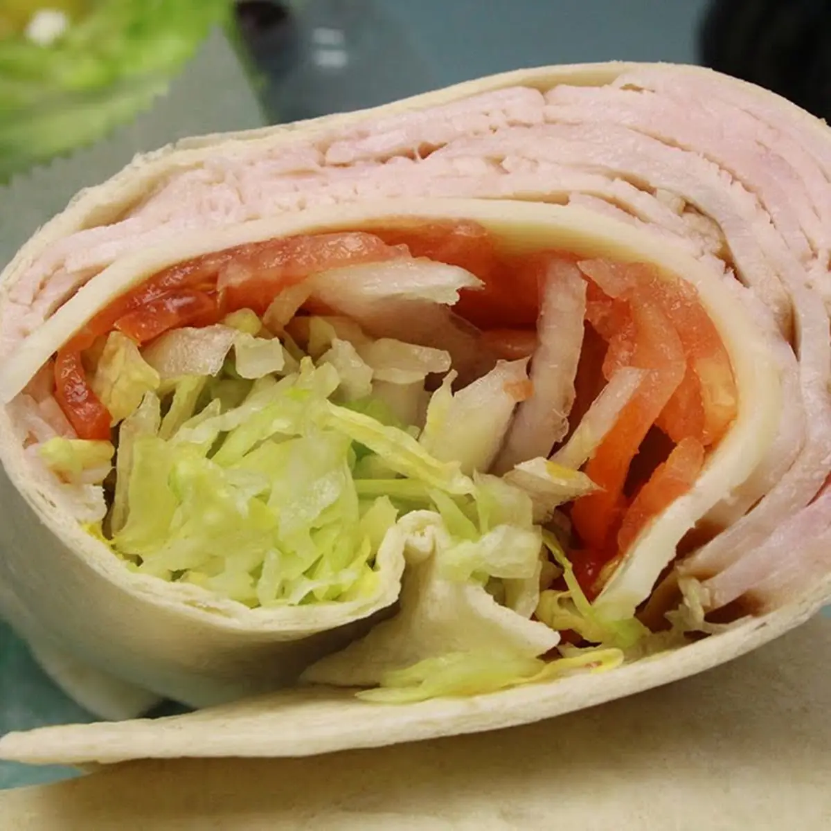 #2. Italian Sausage Combination, Onions, Peppers, Mushrooms & American Cheese - Wrap / Pocket