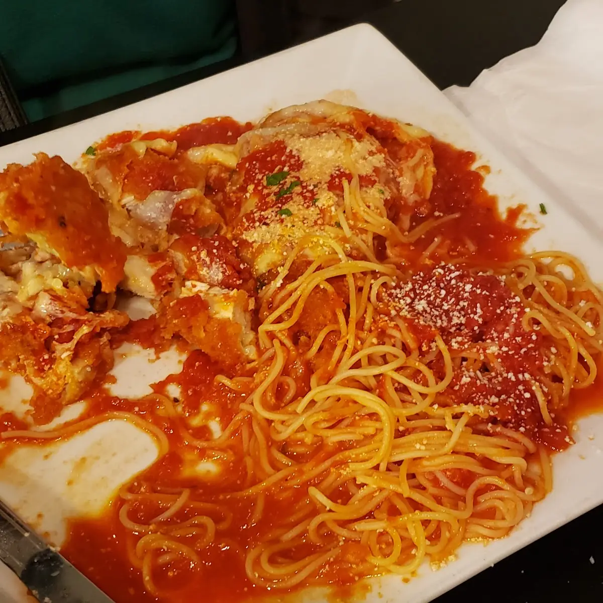 Family Style Chicken Parmesan
