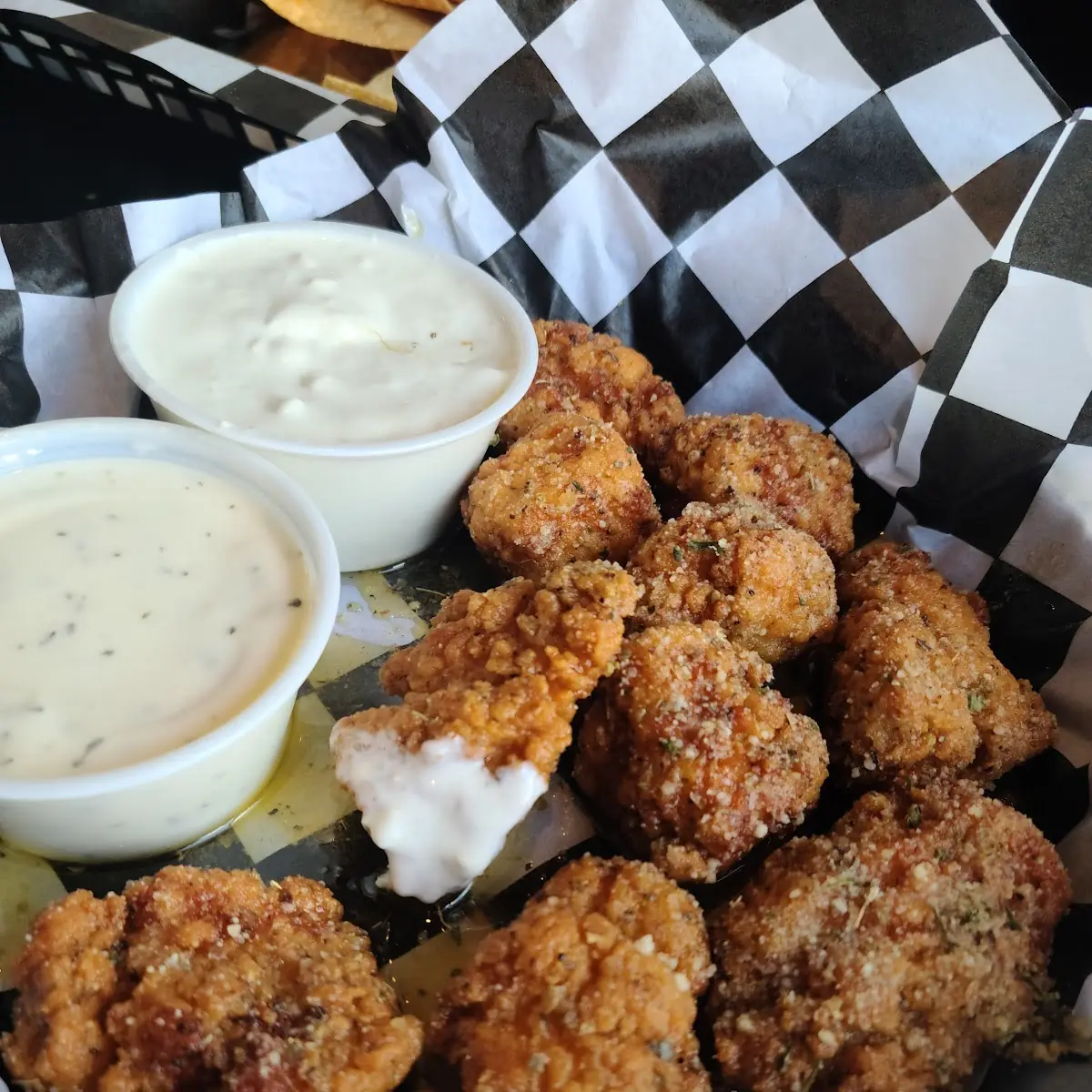 Boneless Chicken Wings with Parmesan and Garlic