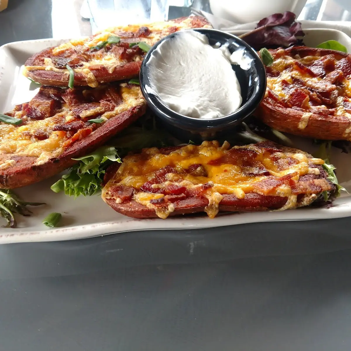 Bacon Cheddar Potato Skins