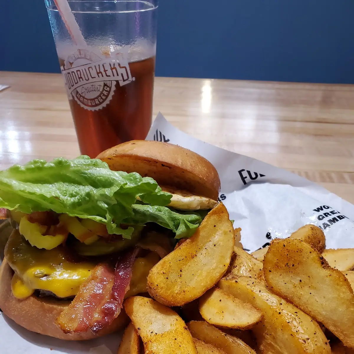 Bacon Cheeseburger with Egg
