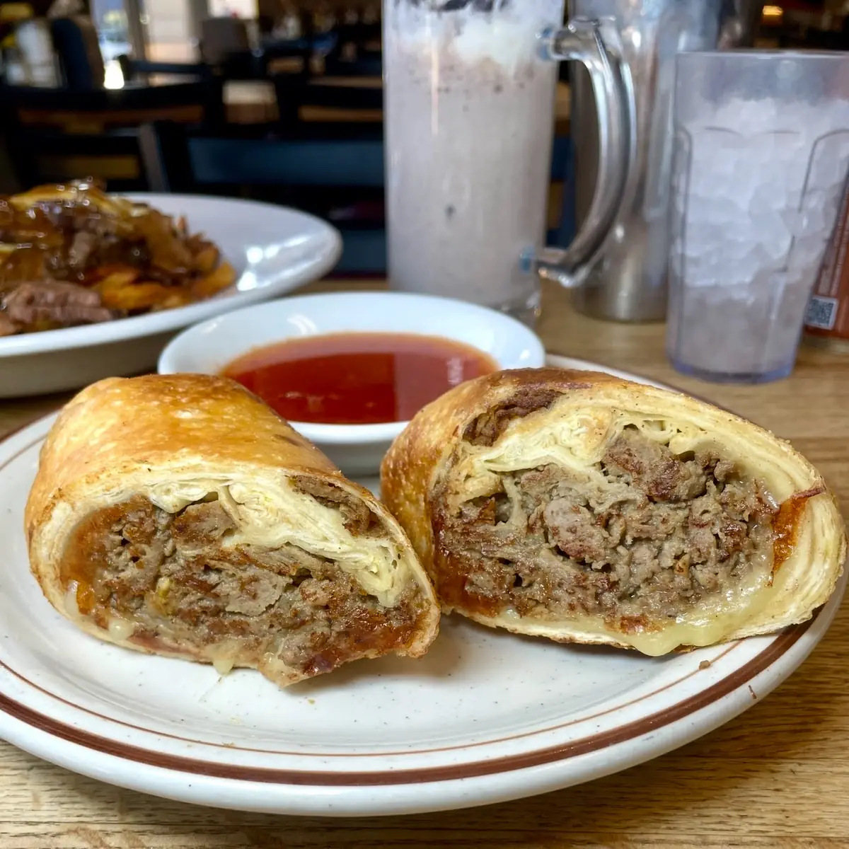 Steak N' Cheese Egg Roll