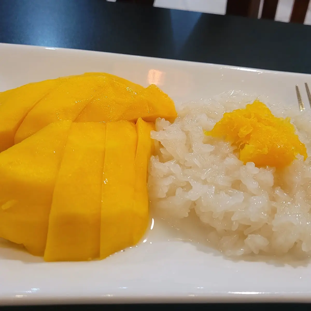 Heart Shaped Mango Sticky Rice